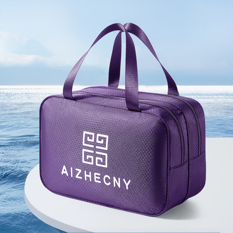 旅行洗面バッグ乾湿分離化粧バッグ女性携帯型フィットネス水泳入浴収納袋2024新型防水|undefined