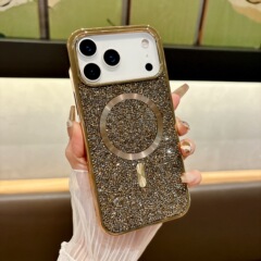 iPhone17PROMAX、Apple16、ラグジュアリーダイヤモンド15、ハイエンドファッション14対応、磁気吸着保護ケース