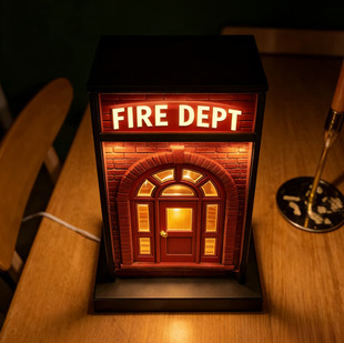 �羳�¿�Fire Dept Vintage Lamp�������T�͹�̨����ͥ�Շ���