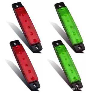 Боковой фонарь для грузовика 6 LED 12–24 В поворотник