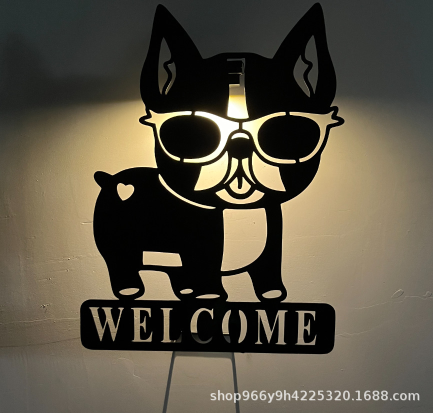 안경 개 벽걸이