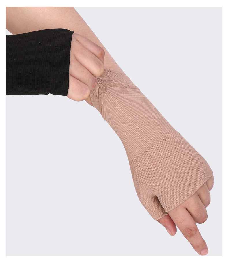 Suministro directo transfronterizo de hombres y mujeres deportes salud presión equipo de protección mano muñeca conjunta esguince Palma guantes de protección
