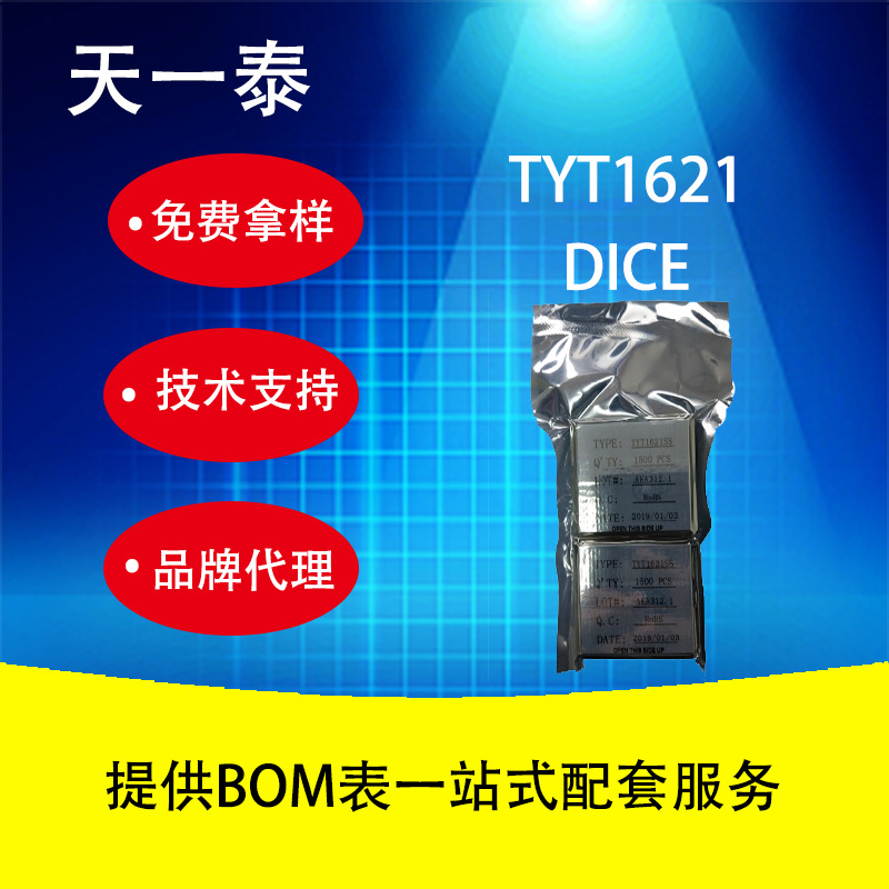 自主品牌TYT1621裸片DICE LCD驱动IC 兼容替代SL3204 台湾晶圆 HT