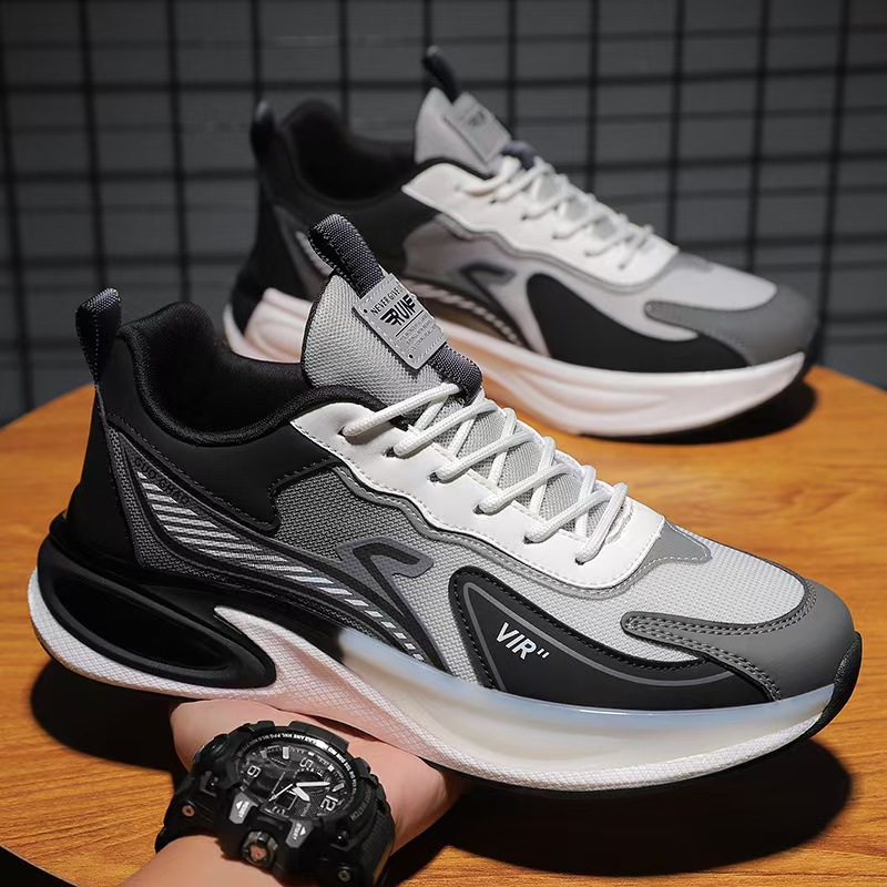 브랜드 같은 스타일의 남성 신발, 봄과 가을 새로운 스타일, 다재다능한 부드러운 밑창 트렌디 런닝 경량 운동화, 패셔너블한 운동화, 대형 사이즈