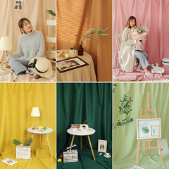 ins photo background cloth color solid color photography 2.4 meters wide cloth internet celebrity photography live broadcast shooting props