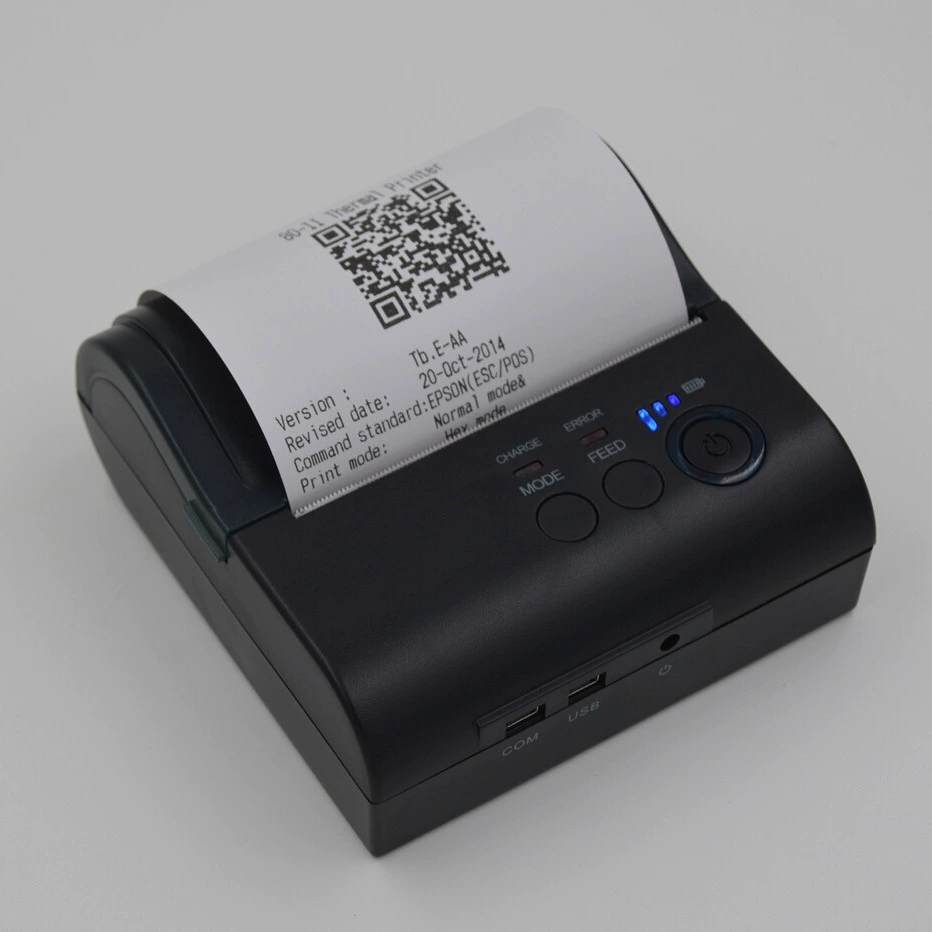 Ручной компактный принтер Zijiang, Bluetooth, 80 мм
