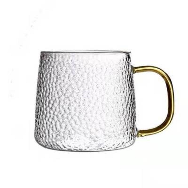Hervidor de vidrio taza de jugo de gran capacidad martillo patrón hervidor frío tetera resistente a altas temperaturas borosilicato grueso punto de nieve hervidor frío