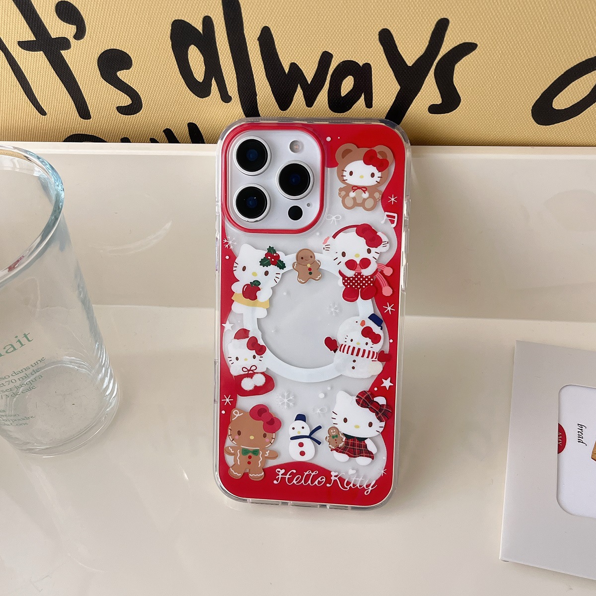 Navidad ins Gingerbread Man kt Funda para teléfono iphone15 16ProMax Apple 14 Shake Music 13 Femenino 16P