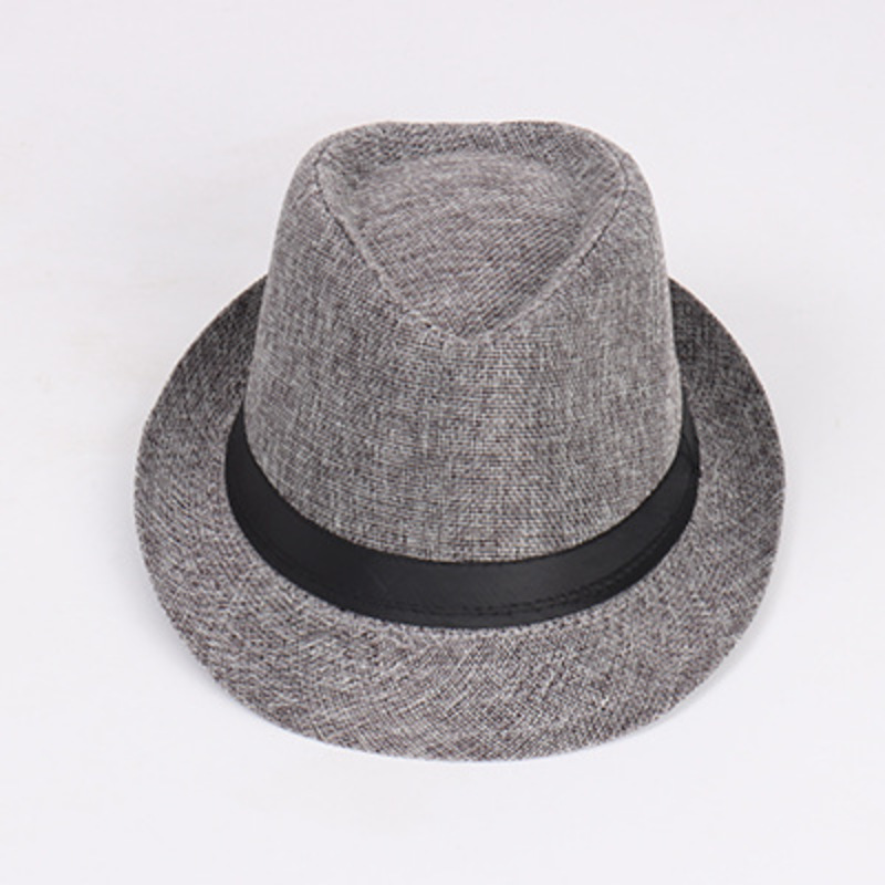 Vintage Panama Sun Hat For Men, Stylish Seaside Straw Fedora_voghion.com