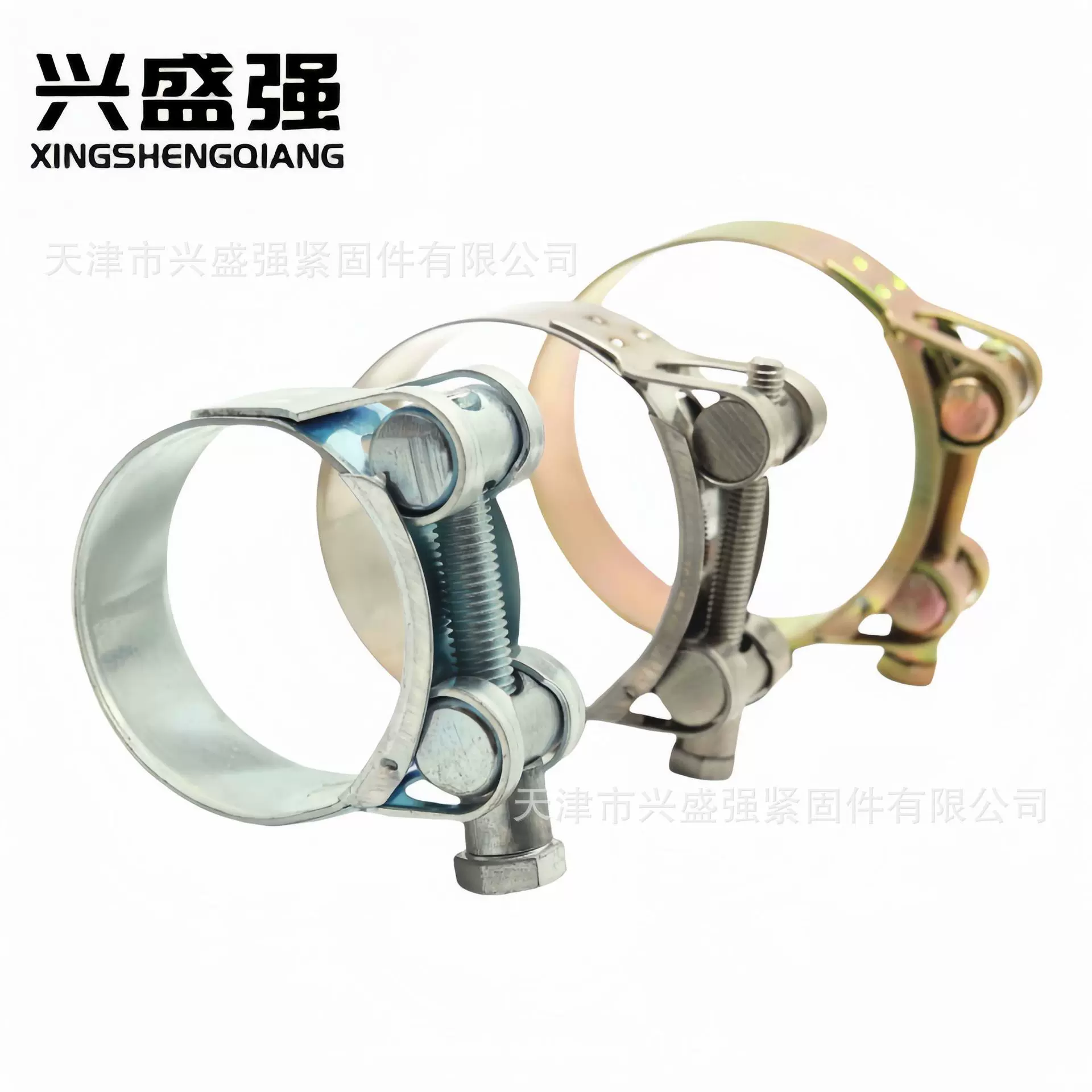 厂家供应优质碳钢铁镀锌欧式强力抱箍管箍（量大优惠）