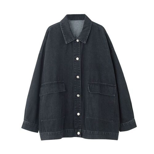 Denim coat, women's spring and autumn new style, loose Korean student style, Internet celebrity, same model, all-matching clothes, trendy
