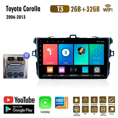 Suitable for Toyota Corolla 06-13 DVD Navigation - b-4-core-2g32gcarplaywifi