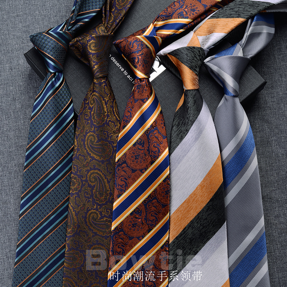 Fabricantes de corbata de patrón de alto nivel de caballero transfronterizo de estilo británico de negocios camisa casual accesorios de moda