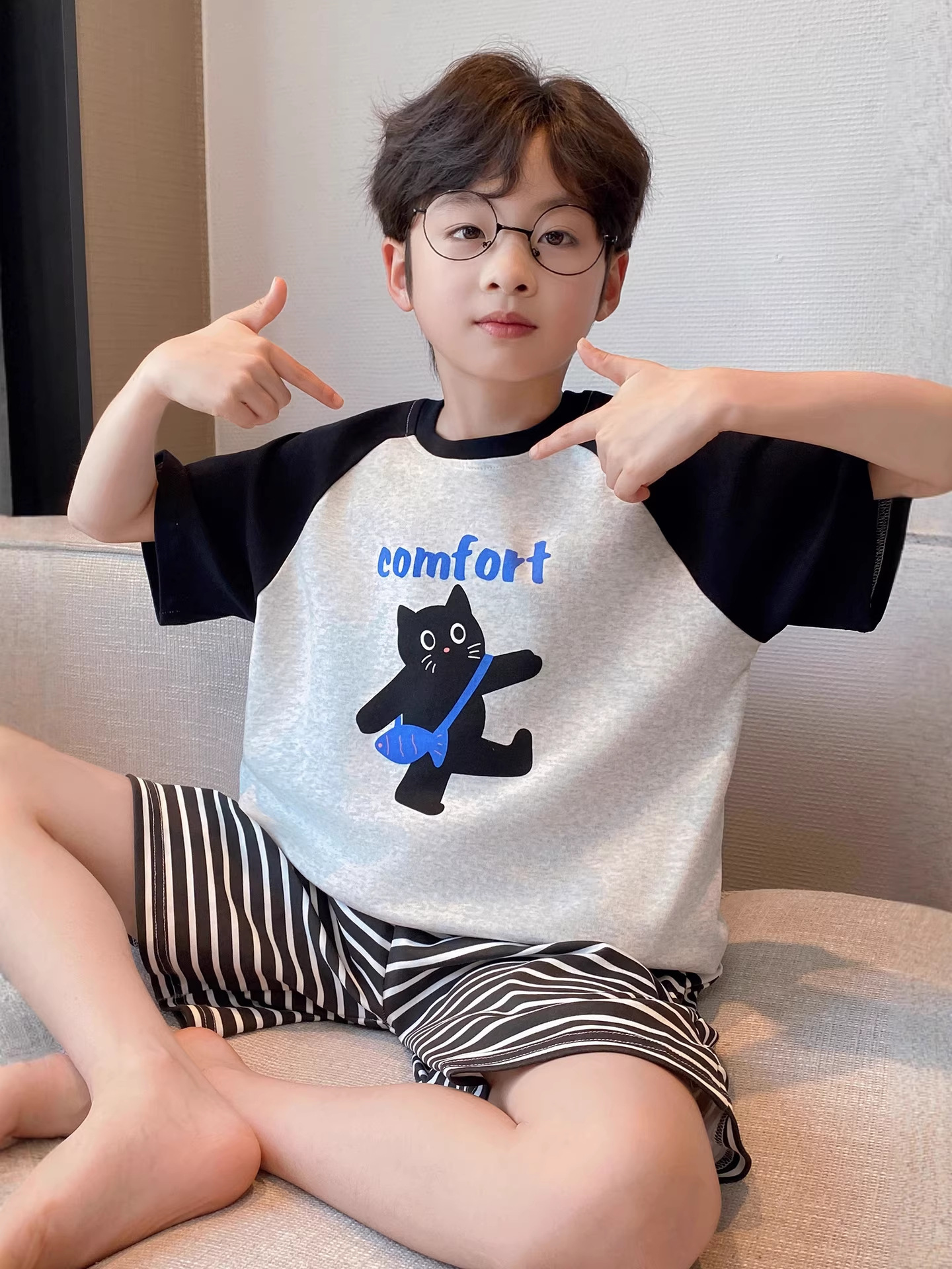 Children's cotton pijama for boys