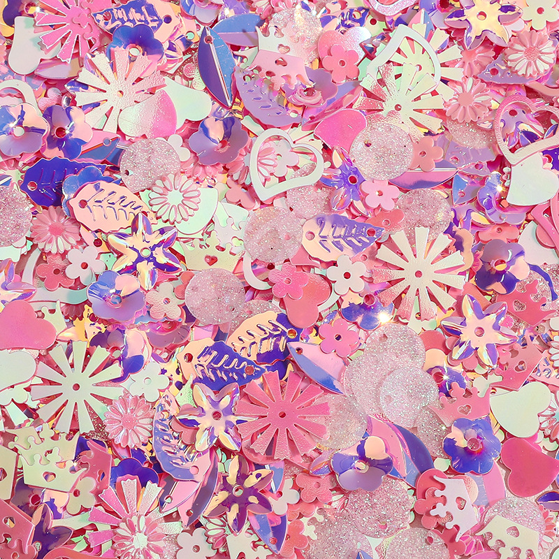 Color plateado lentejuelas nido pieza flash DIY material decorativo ropa Ropa Accesorios hecho en casa pendientes materiales accesorios image 70