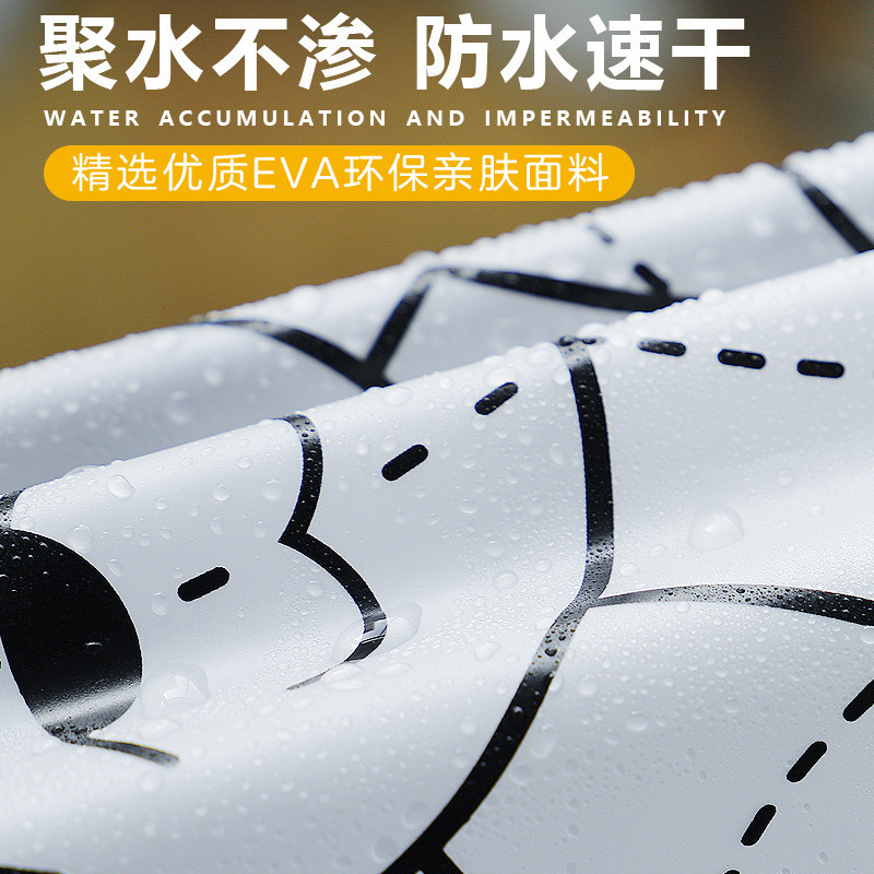 EVA厚く長く防爆レインオートバイ電気自動車レインコート成人男性と女性のロングライディング全身防雨ポンチョ|undefined
