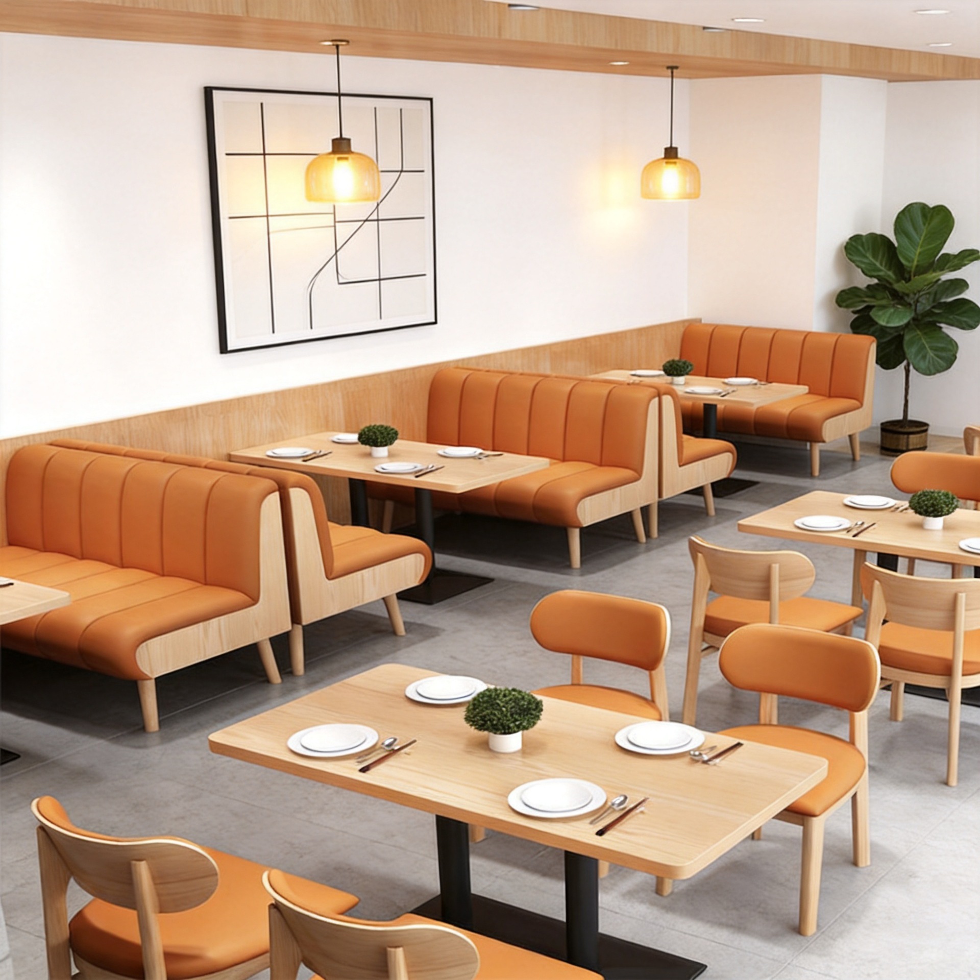 Cafe Table and Chair Set, High-End Tea House Dining Table and Chairs, Simple Dining Restaurant Table and Chairs, Heat-Resistant, Wear-Resistant, Easy to Clean Dining Table and Chairs