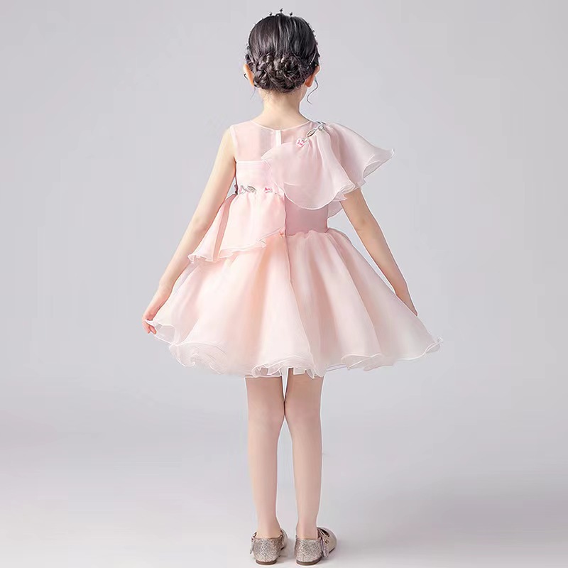 Abito da principessa in tulle per bimba vestito cerimonia_voghion.com