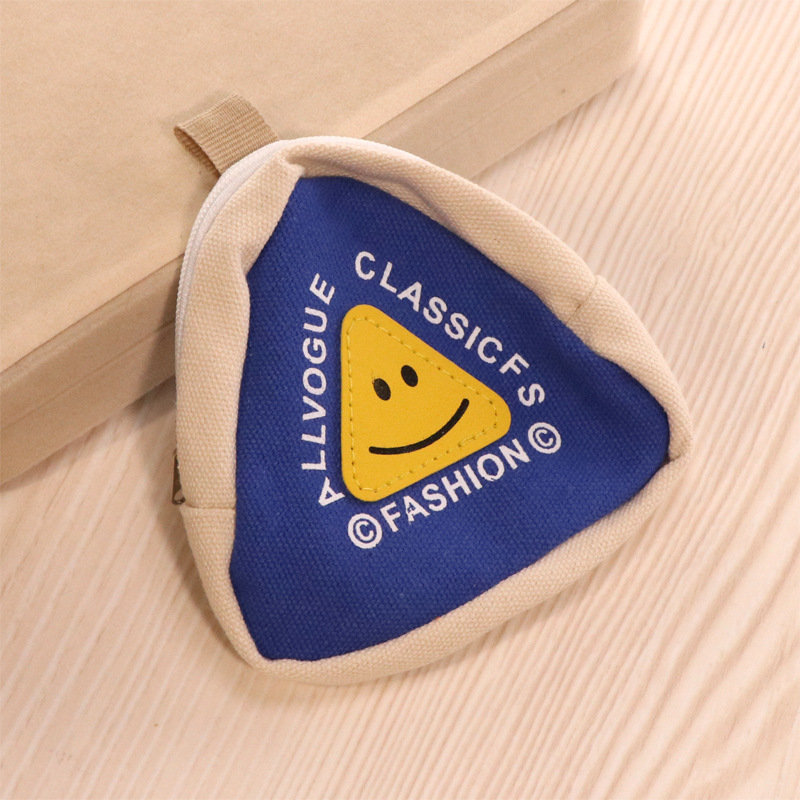 삼각감색 스마일리 미니백 [싱글백]