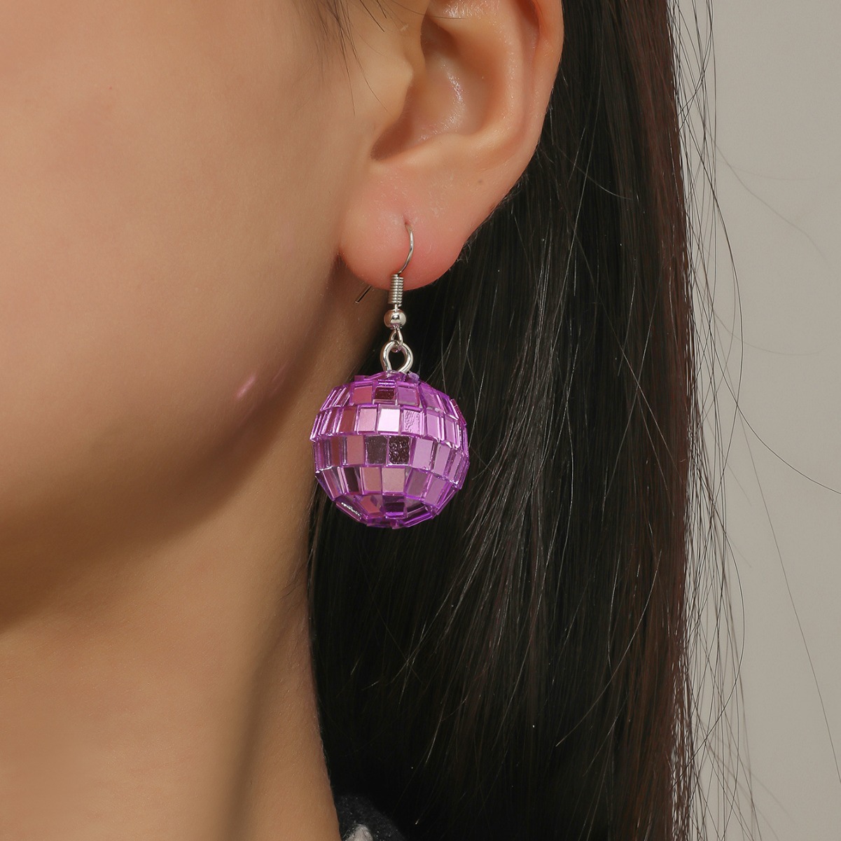 European and American Cross-border Fashion Ball Pendant Earrings Bohemian Vacation Seaside Earrings Women Pendant Earrings