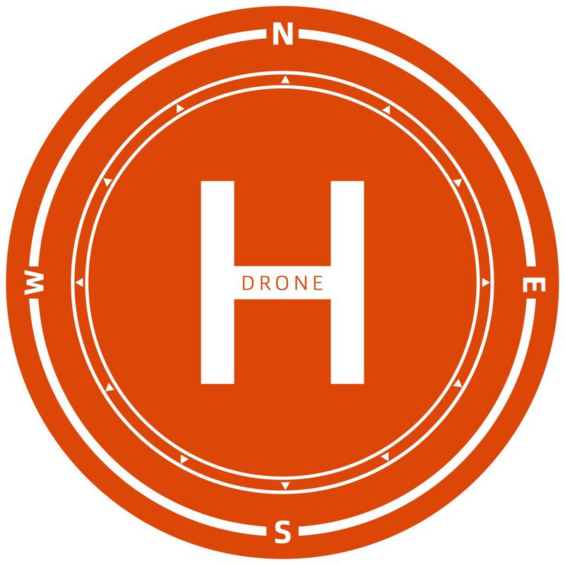 UAV Apron 40cm/60cm UAV Coordinate Pad Apron Foldable Landing Pad Toy Accessories