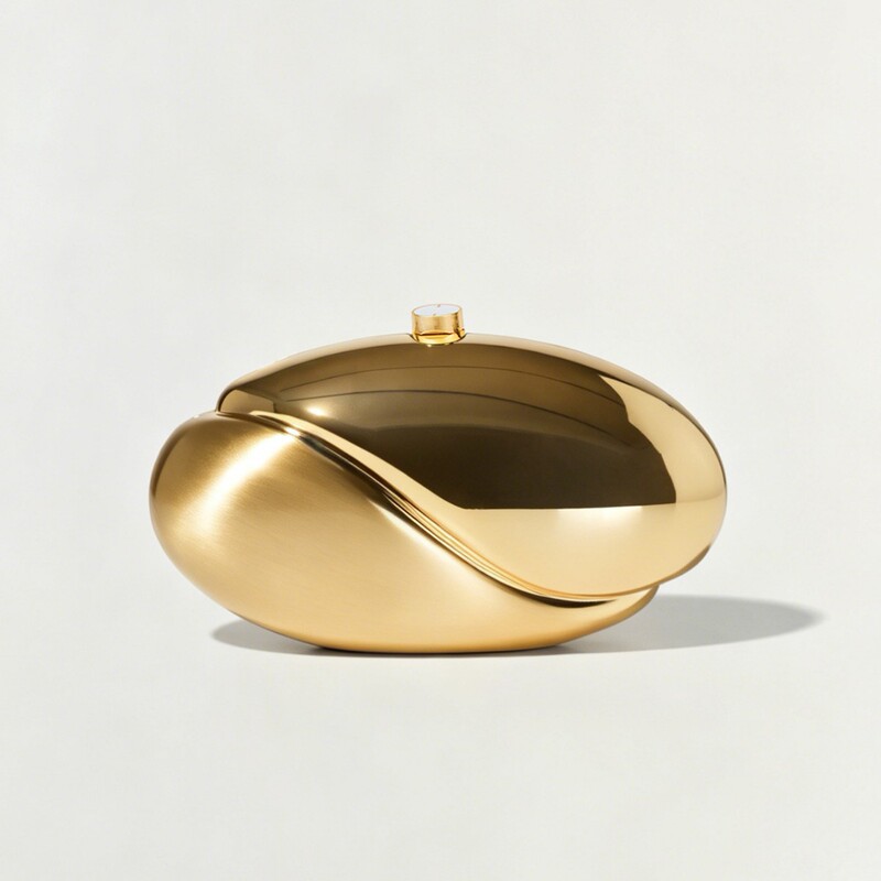 2026 New Cross-Border Niche Design Metal Acrylic Wave-Shaped Single-Shoulder Crossbody Makeup Bag Fashion Small Bag 2026 New Cross-Border Niche Design Metal Acrylic Wave-Shaped Single-Shoulder Crossbody Makeup Bag Fashion Small Bag