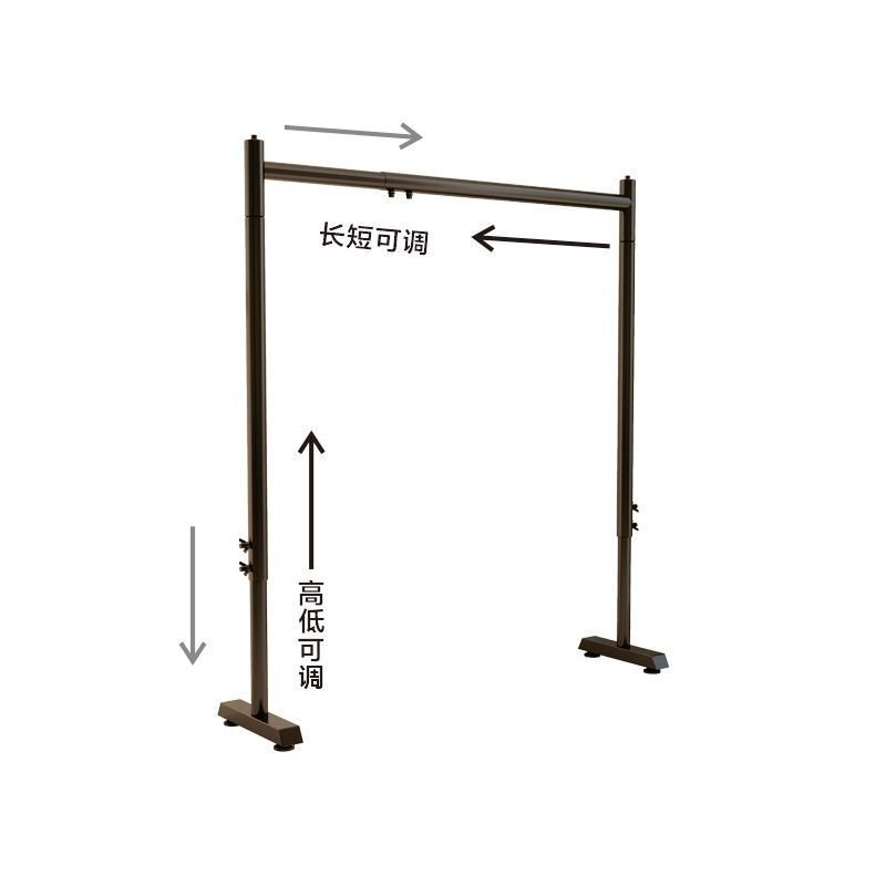 Clothing Store Display Rack, Adjustable Multifunctional Floor-Standing Clothes Rack, Thickened and Reinforced, Detachable and Extendable Clothes Drying Rack