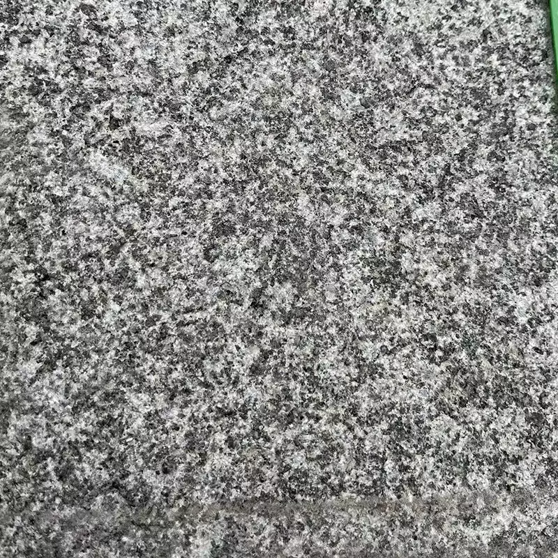 芝麻白花岗岩地铺石庭院路沿石重庆产平方米计价