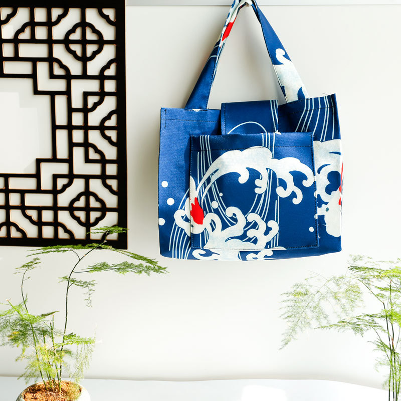 Cross-border Japanese commuter Instagram-style mom's bag, toddler bag, creative baby bag, small tote bag, bento bag, storage bag