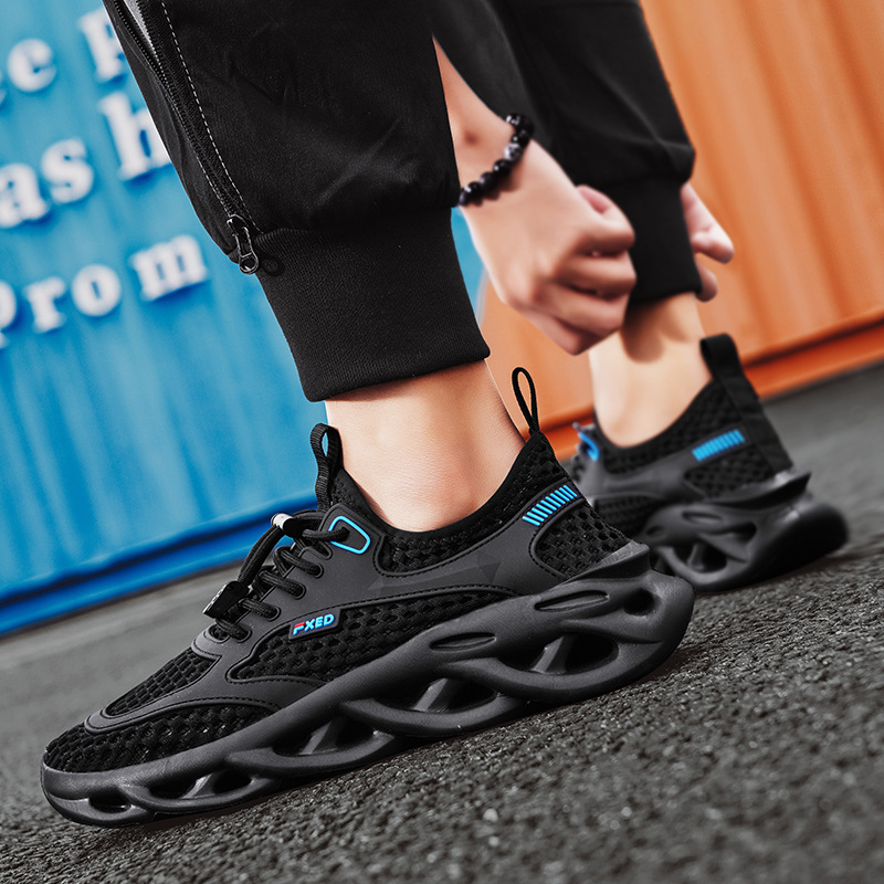 Zapatos de río arriba, zapatos de vadeo, nueva tendencia de verano, suela gruesa deportiva, transpirable, malla hueca, zapatos de papá para jóvenes