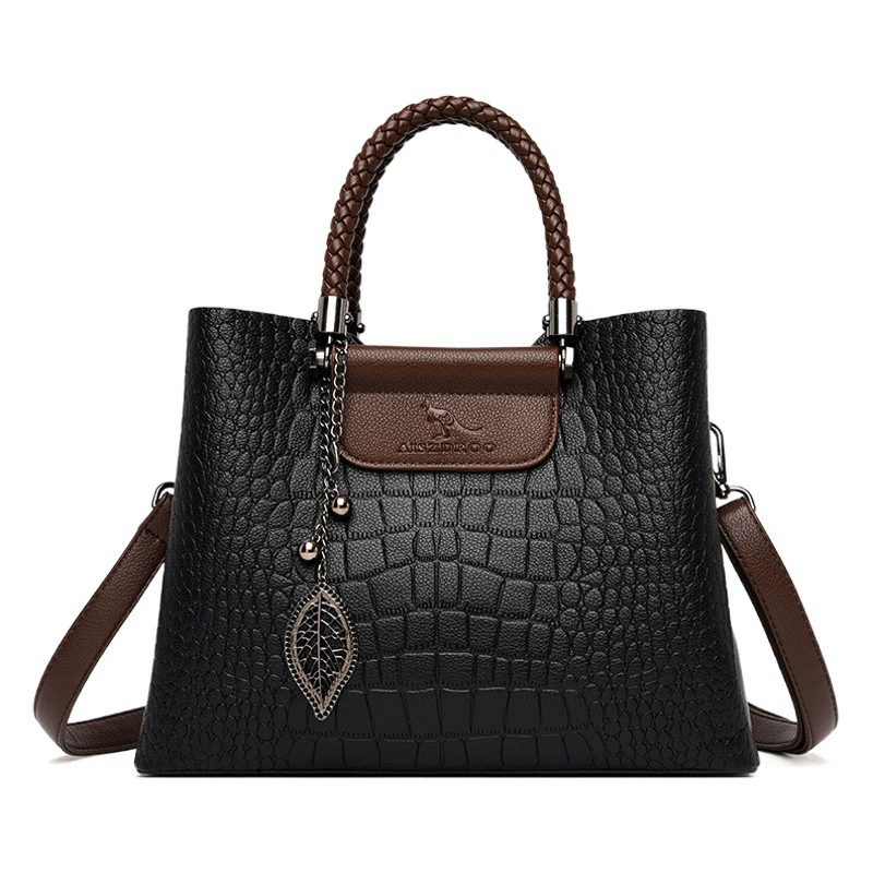 Трансграничная 2023 Новая женская Портативная сумка через плечо в Корейском стиле, повседневная сумка большой емкости с несколькими карманами, популярная сумка для мам