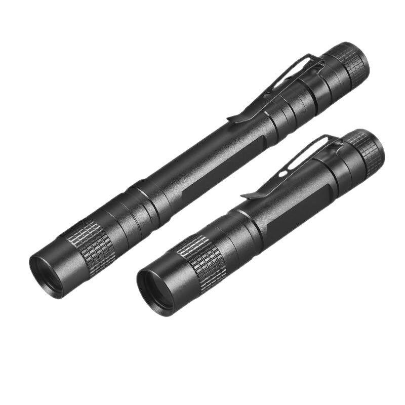 Linterna LED transfronteriza lápiz de bolígrafo 365 batería seca portátil linterna de luz brillante regalo de aluminio usuario doméstico mano externa