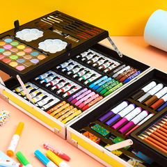 Children's paint set gift box student painting tools crayon painting pens art supplies watercolor set gift
