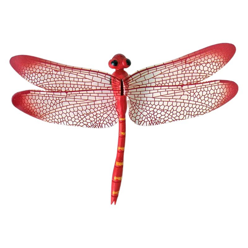 8,5 см Моделирование стрекозы Фабрика Прямая гостиная спальня фон украшения стены Садоводство декоративные настенные наклейки Цветочная композиция