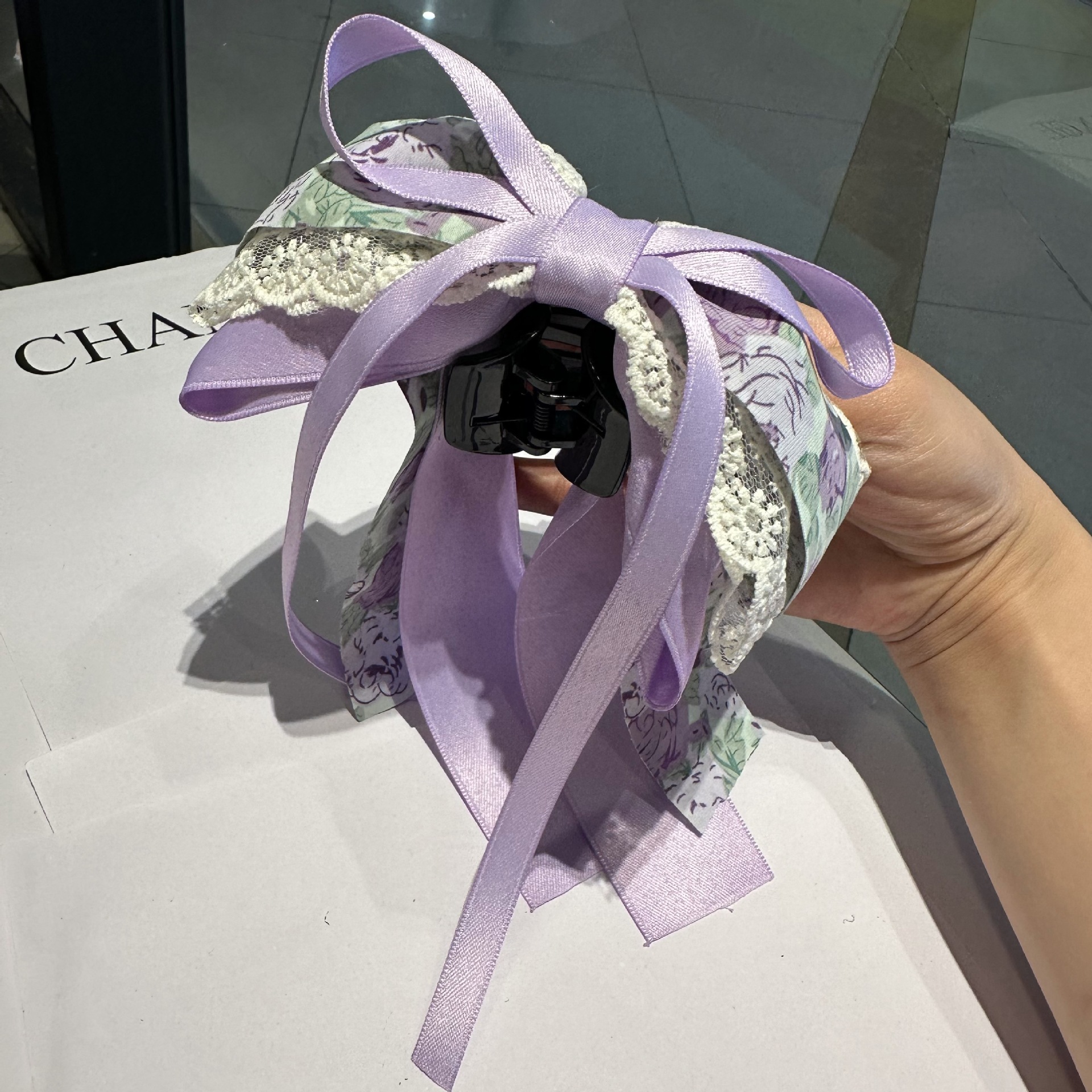 小清新蕾絲大蝴蝶結飄帶 髮夾女童髮飾發卡森系頭飾日系 工廠直銷