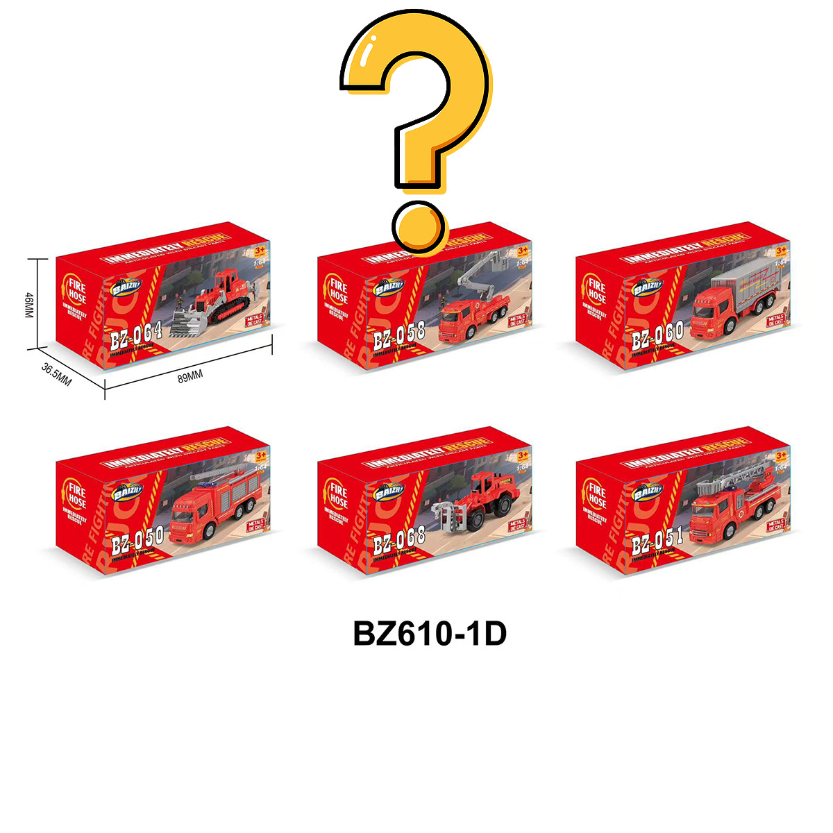 子供の 1:64 合金車 Baizhi モデルスライディングおもちゃ金属エンジニアリング車両都市交通男の子のおもちゃ