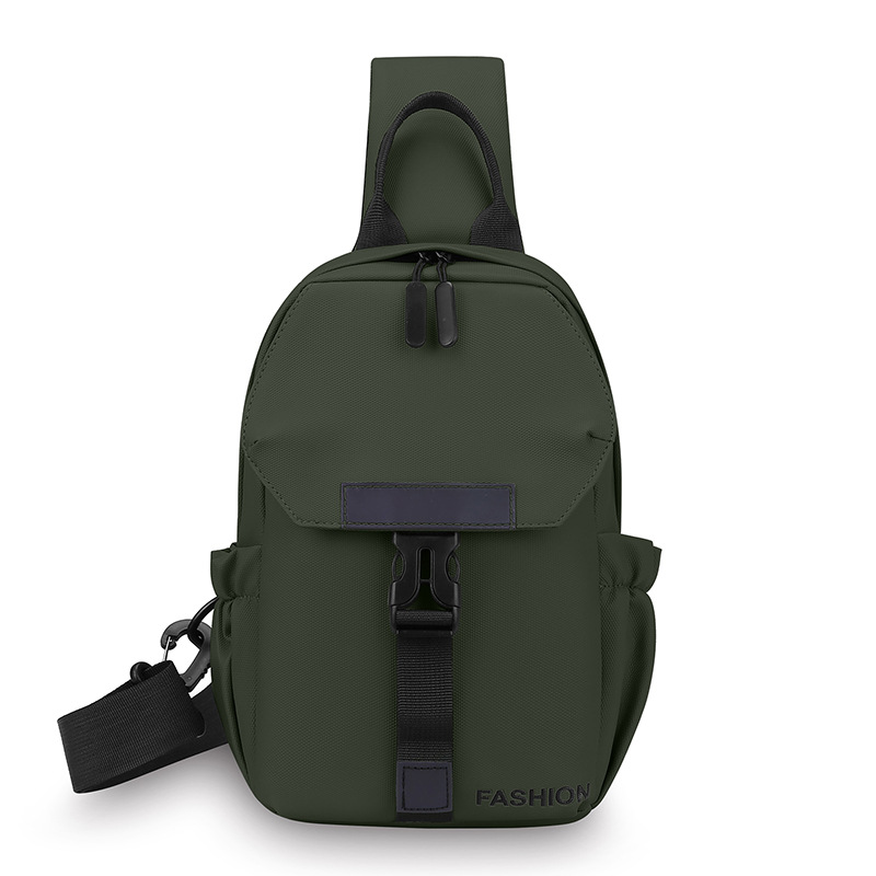 Bolso de pecho de hombre al por mayor bolso de mochila deportiva al aire libre transfronterizo moda coreana bolso de hombro de botón bolso de mano de viaje de hombre