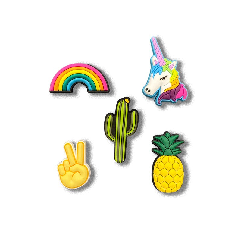 新しい下駄花シリコーン靴バックルソフト接着剤 diy 靴アクセサリー取り外し可能なアクセサリー工場卸売モール同じスタイル