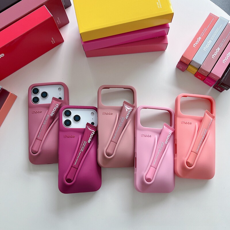 外贸适用iPhone17Promax海莉rhode口红唇釉硅胶手机壳16p软保护套|undefined