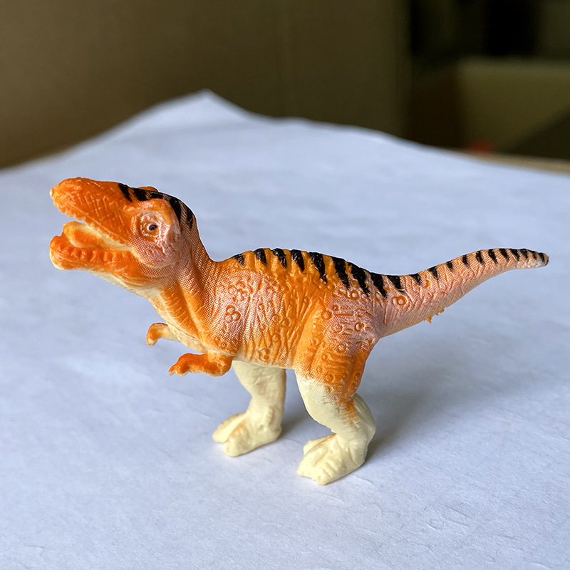 6 cm Mini Dinosaur Gift Toy with Card, Children's Grabber Machine Small Toy, Solid Dinosaur Set