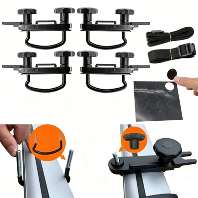 Roof Box Fixing Clamp Set, Roof box