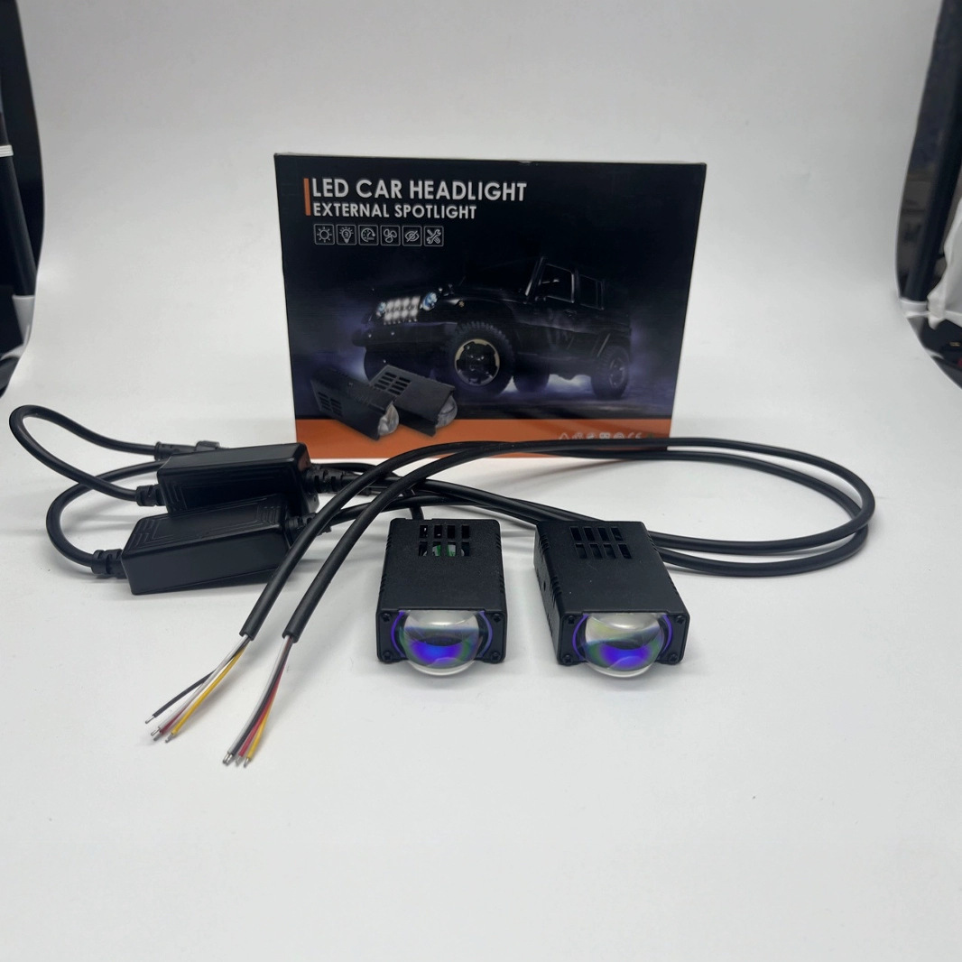 LEDレーザー砲自動車中網隠れ家式スポットライトトラックのオフロード車の強い光の黄色と白の2色のヘッドライトのルーフライト