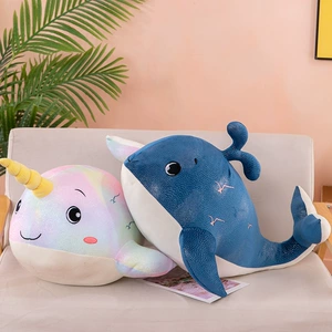 New Whale Pillow Plush Toy Large Whale Doll Children's Birthday Gift Decoration Company Annual Meeting Doll