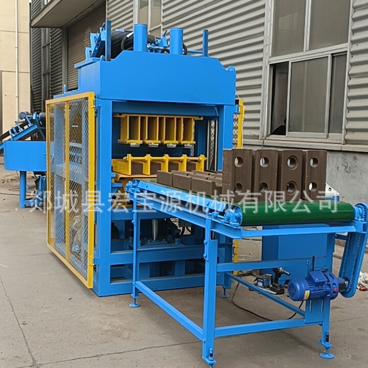 源头厂家HBY4-10液压全自动粘土连锁砖机