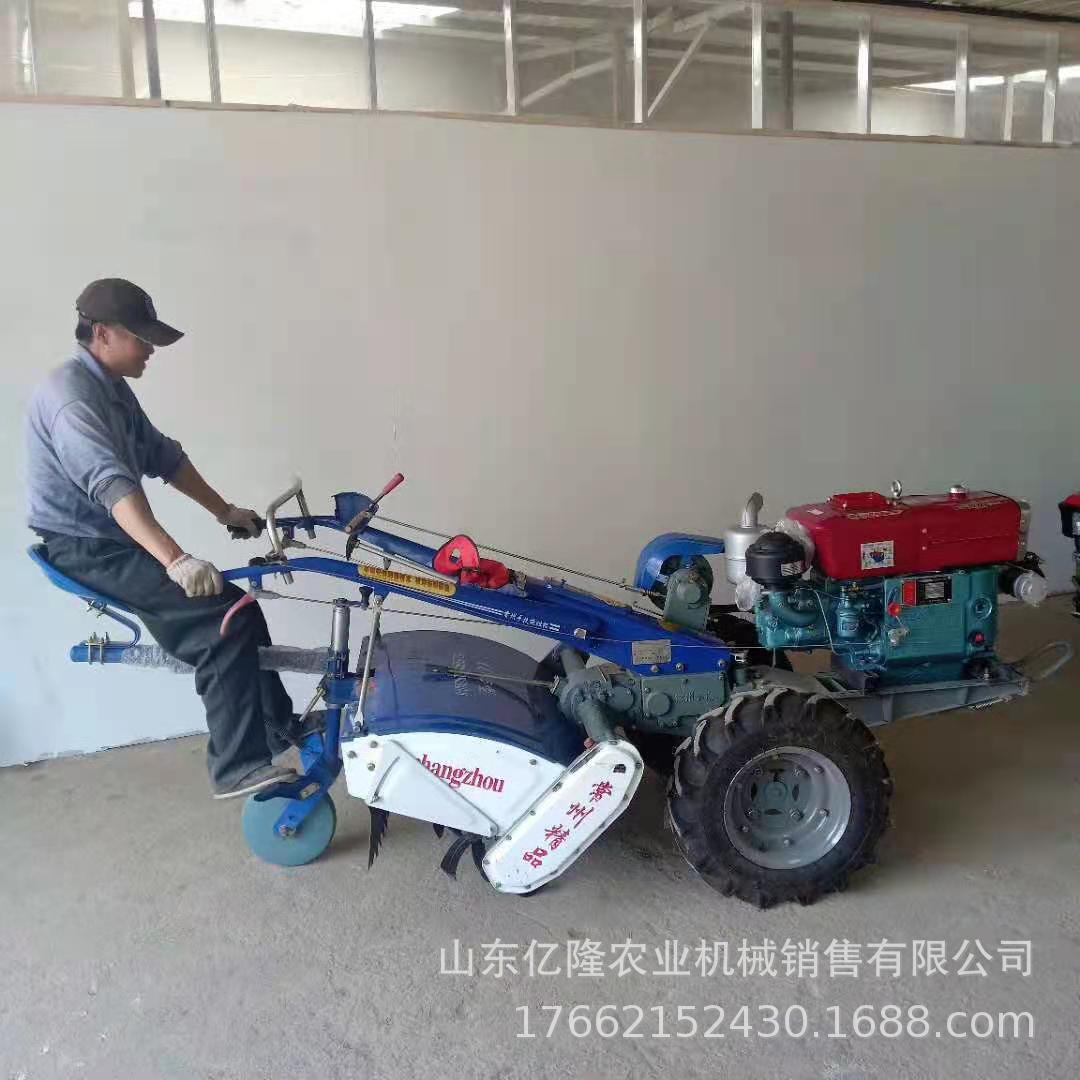 田园手扶式耕整翻地机 带防滑轮手扶拖拉机 两轮柴油开荒旋耕机