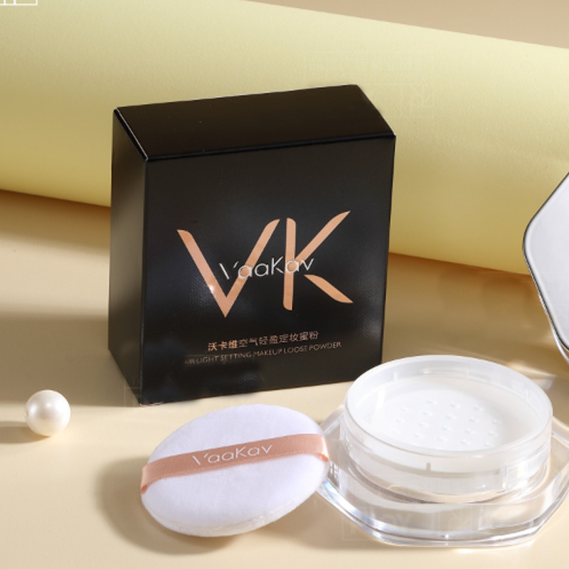 Voca Dimensional network Loose powder atmosphere Lithe Make up Powder ventilation Oil control Anti-sweat waterproof Suction Light and thin