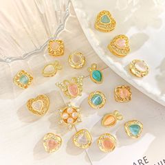 ビーズ隔珠蝶愛銅メッキ18k金アクセサリーアクセサリーシンプルで高級感があります。