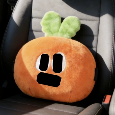 headrest cartoon plush toy, Headrest