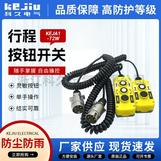 批发 汽车尾板升降带线带插头 防尘防雨天车行车起重机按钮开关