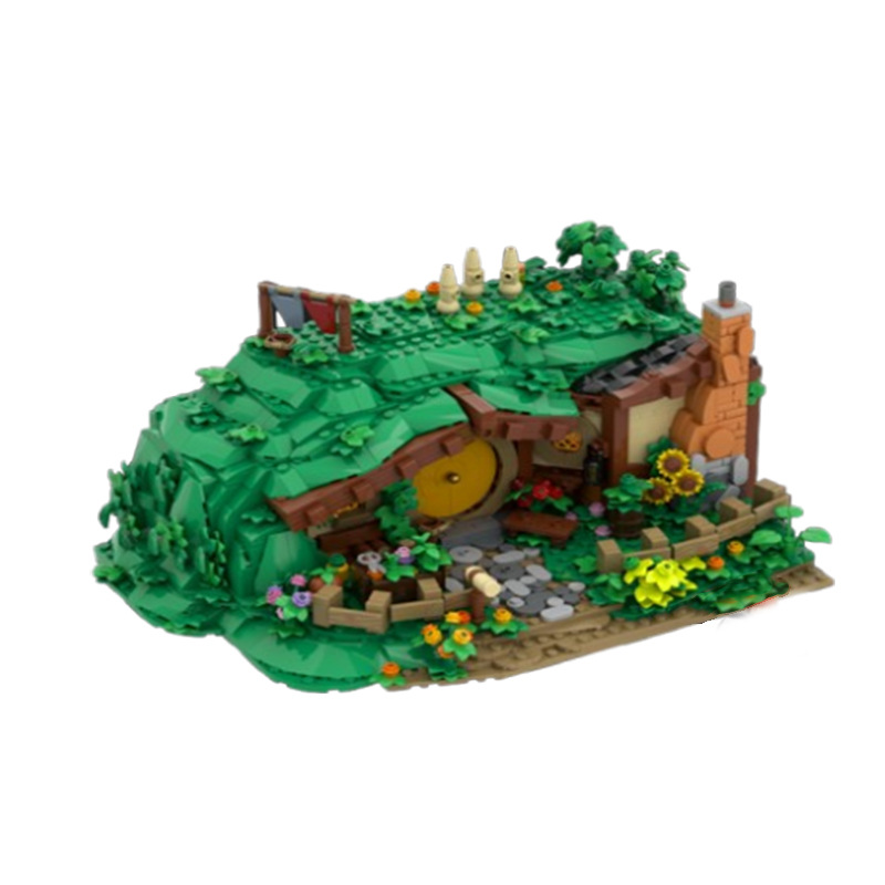 Jeu de construction éducatif de château vert pour enfants_voghion.com